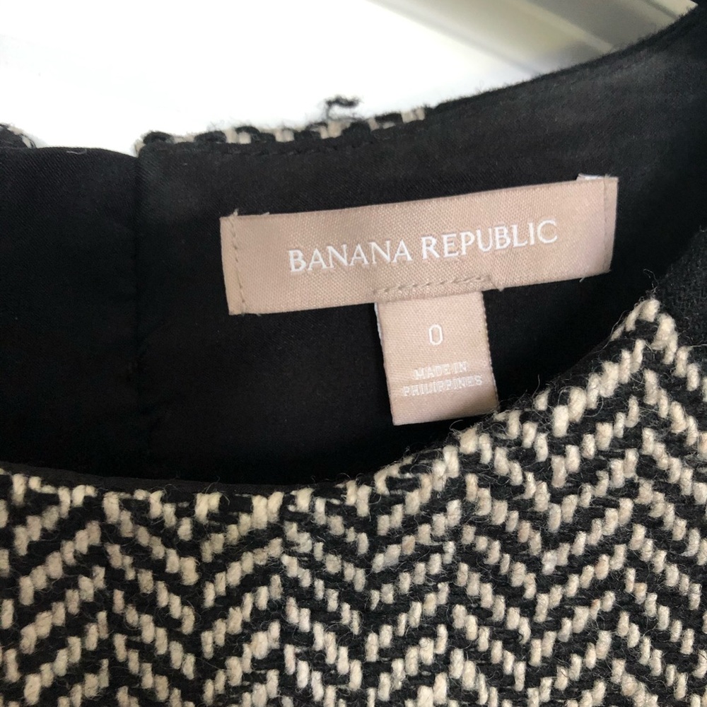 Banana Republic tweed dress EUC sz 0 - Picture 3 of 4